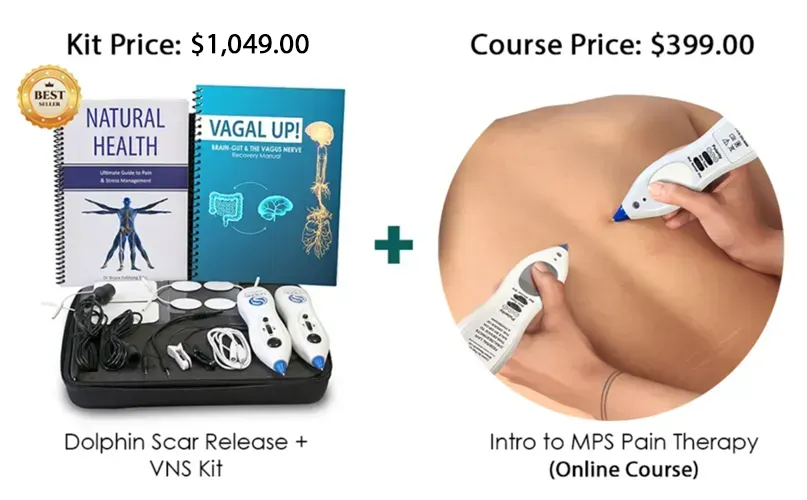 Dolphin Pro Scar Release + Vagus Nerve Stim kit + MPS Pain Therapy – Introductory Online Course