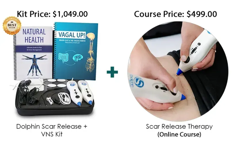 Dolphin Pro Scar Release + Vagus Nerve Stim kit + MPS Scar Release Therapy – Online Course