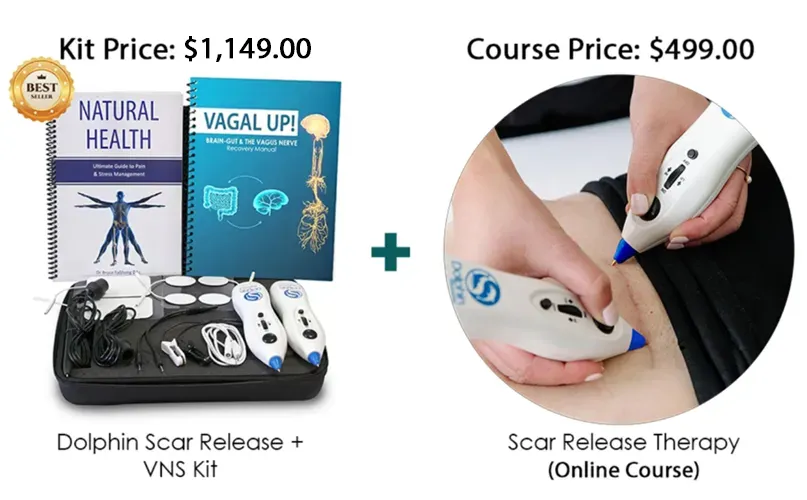 Dolphin Pro Scar Release + Vagus Nerve Stim kit + MPS Scar Release Therapy – Online Course